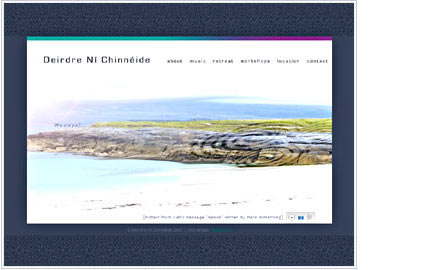 Deirdre Ni Chinneide Website Design