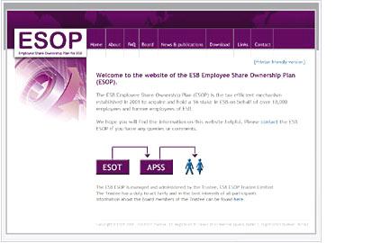 ESB Website Design